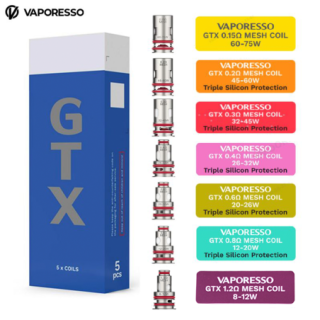 Pack de 5 Résistances GTX - Vaporesso