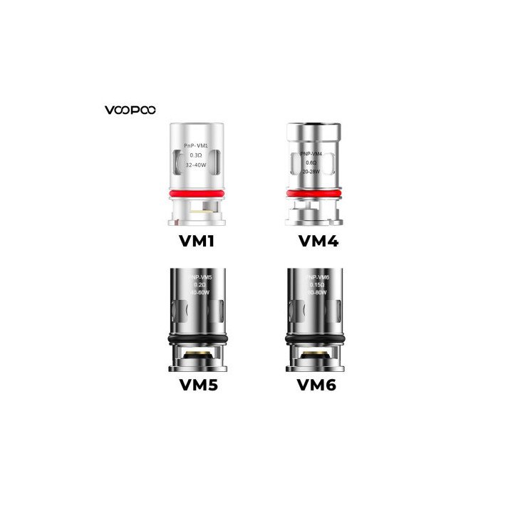 Pack de 5 Résistances PnP - VooPoo