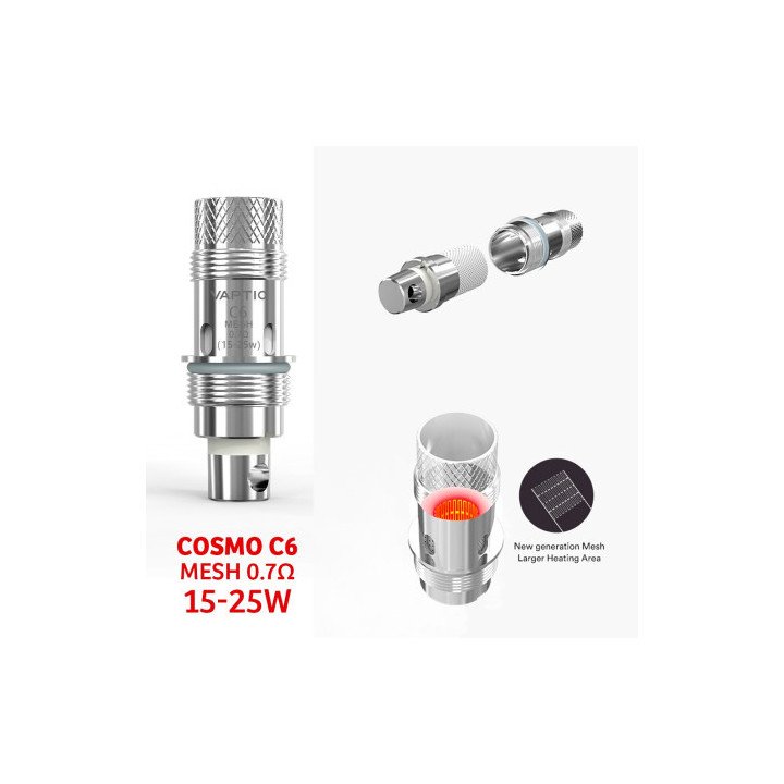 Pack de 5 Résistances Cosmo - Vaptio