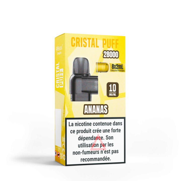 Cartouche Cristal Puff 28K (x8)