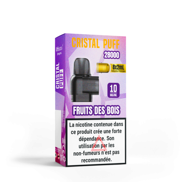 Cartouche Cristal Puff 28K (x8)