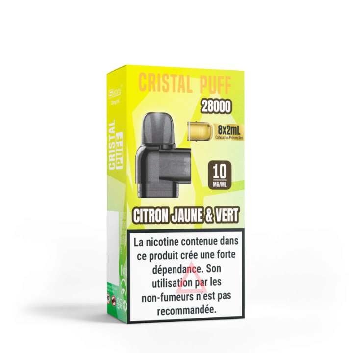 Cartouche Cristal Puff 28K (x8)